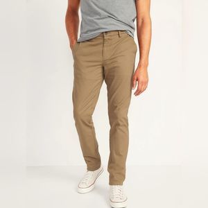 Old Navy Slim Ultimate Built-In Flex Chino Pants for Men Size 38x34 in Tan NWT